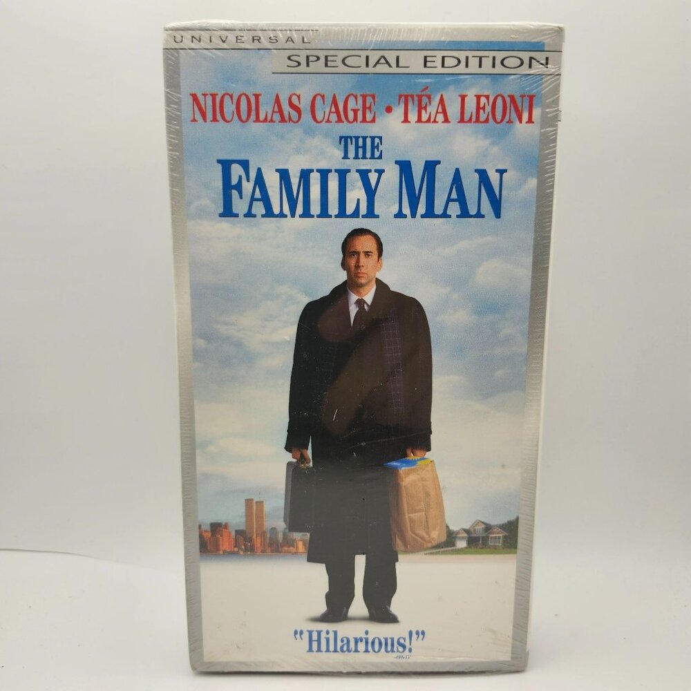 The Family Man VHS Special Edition Nicolas Cage Tea Leoni Universal 2001 Sealed